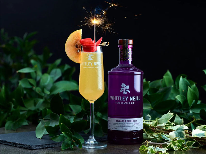 rượu whitley neill rhubarb ginger gin