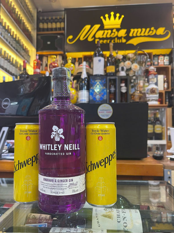rượu whitley neill rhubarb ginger gin