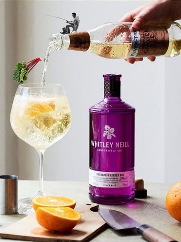 rượu whitley neill rhubarb ginger gin