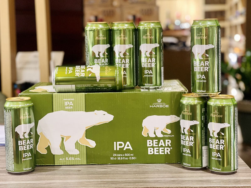 bia gấu bear beer ipa 5,6% đức
