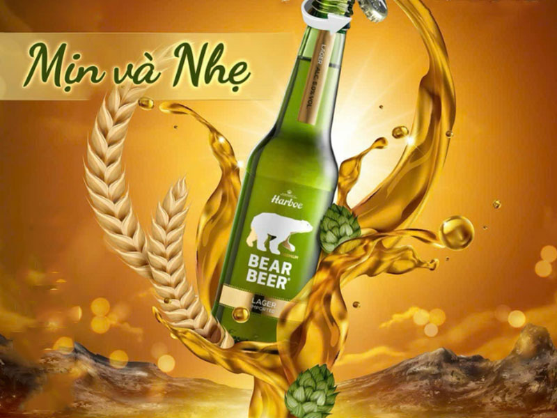 bia gấu chai bear beer ipa 5% đức