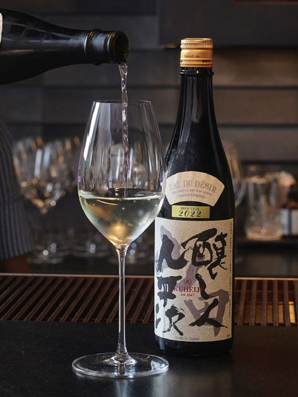 rượu sake kamoshibito kuheji eau du desir junmai daiginjo 16%