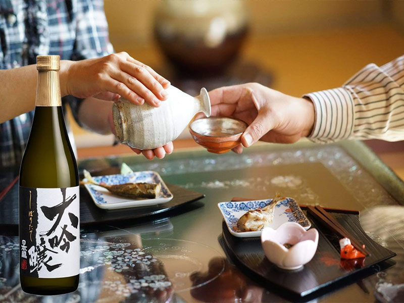 rượu sake nihonsakari daiginjo 16-17%