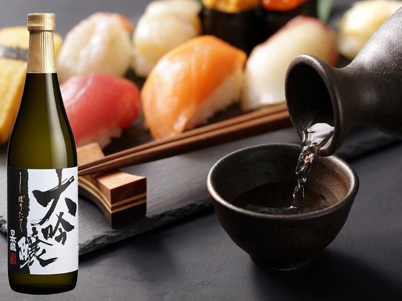 rượu sake nihonsakari daiginjo 16-17%