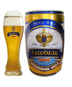 Bia arcobrau weissbier hell 5.3% bom 5l