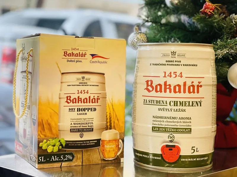 bia bakalar dry hopped lager 5.2%– bom 5l