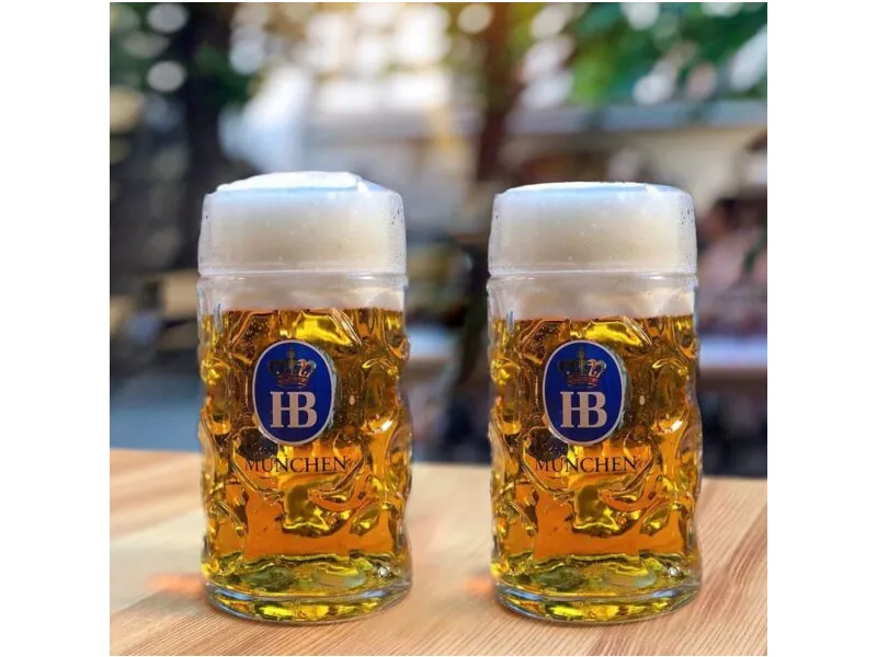 Bia hofbrau original 5,1% đức bom 5l