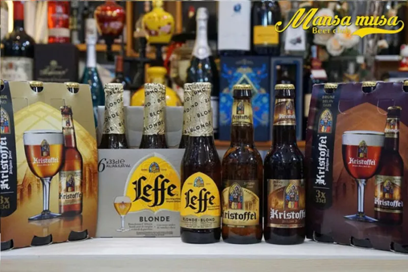 combo 12 chai bia bỉ leffe;