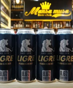 Combo 12 lon bia bỉ ligre premium blond 500ml 8.6%