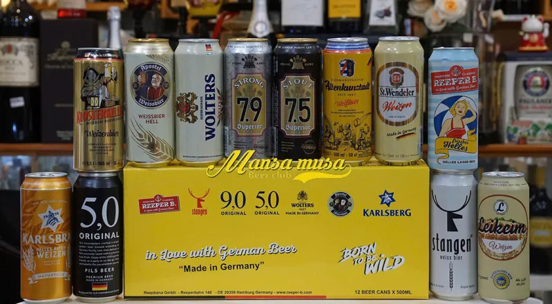 Combo 12 lon bia đức 500ml