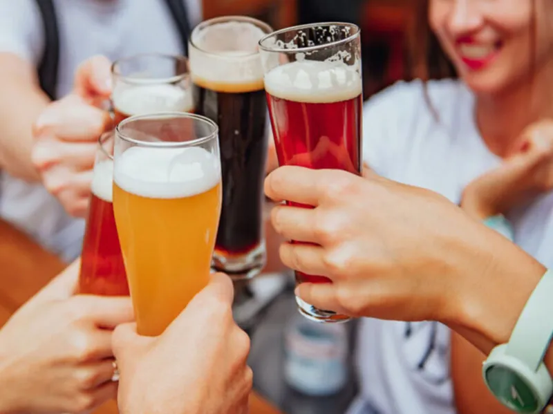 combo 14 chai bia bỉ kết hợp rượu hoa quả