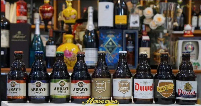 Combo 9 chai bia bỉ thầy tu 330ml