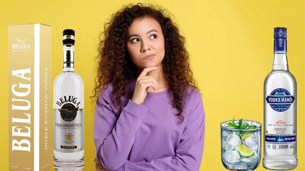 vodka nhập khẩu với vodka nội địa: nên chọn loại nào?