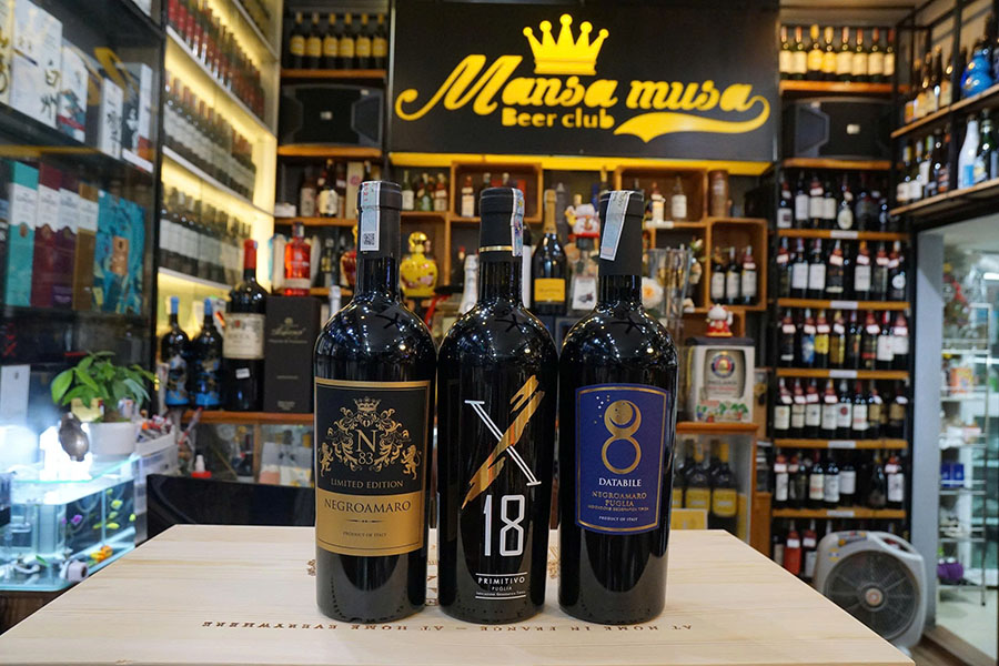 Combo 3 chai rượu vang ý cao cấp