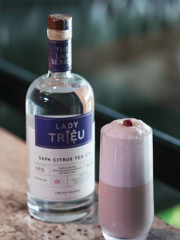 lady trieu - sapa citrus tea gin
