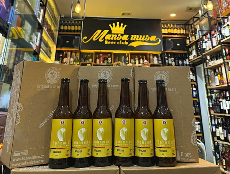 combo 6 chai bia bohemia
