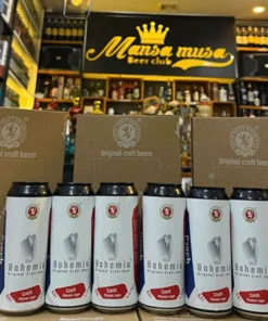 Combo 8 lon bia bohemia czech pilsener lager