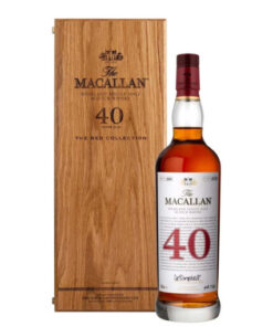 macallan 40 năm - the red collection