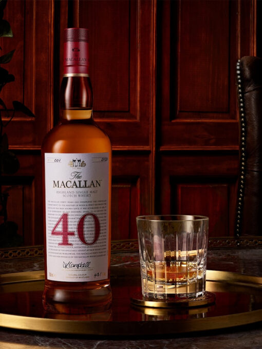 macallan 40 năm - the red collection