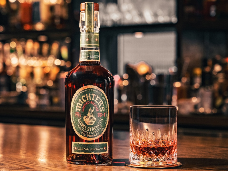 michter's us*1 limited release barrel strength rye whiskey