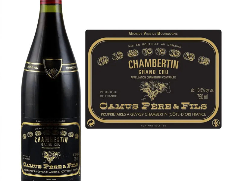 rượu vang chambertin grand cru