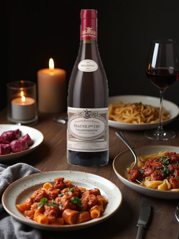 rượu vang champimonts beaune 1er cru domaine seguin-manuel