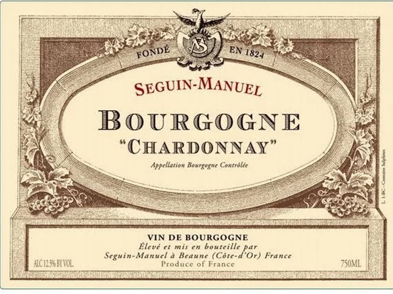 rượu vang seguin manuel chardonnay bourgogne