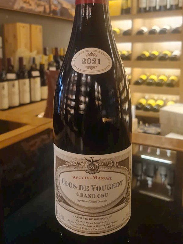 rượu vang seguin manuel clos de vougeot grand cru