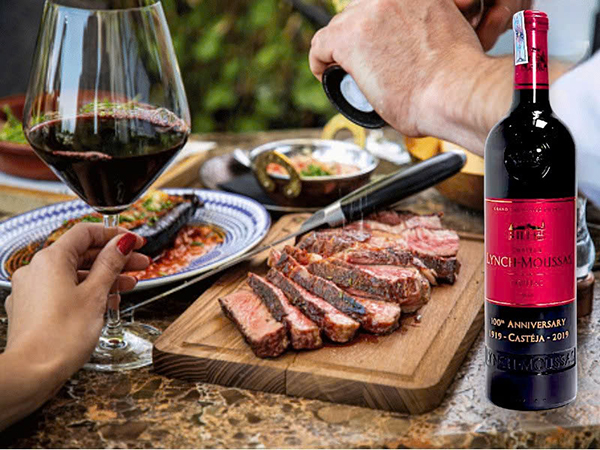 château lynch moussas 2019 nên kết hợp với món ăn nào?