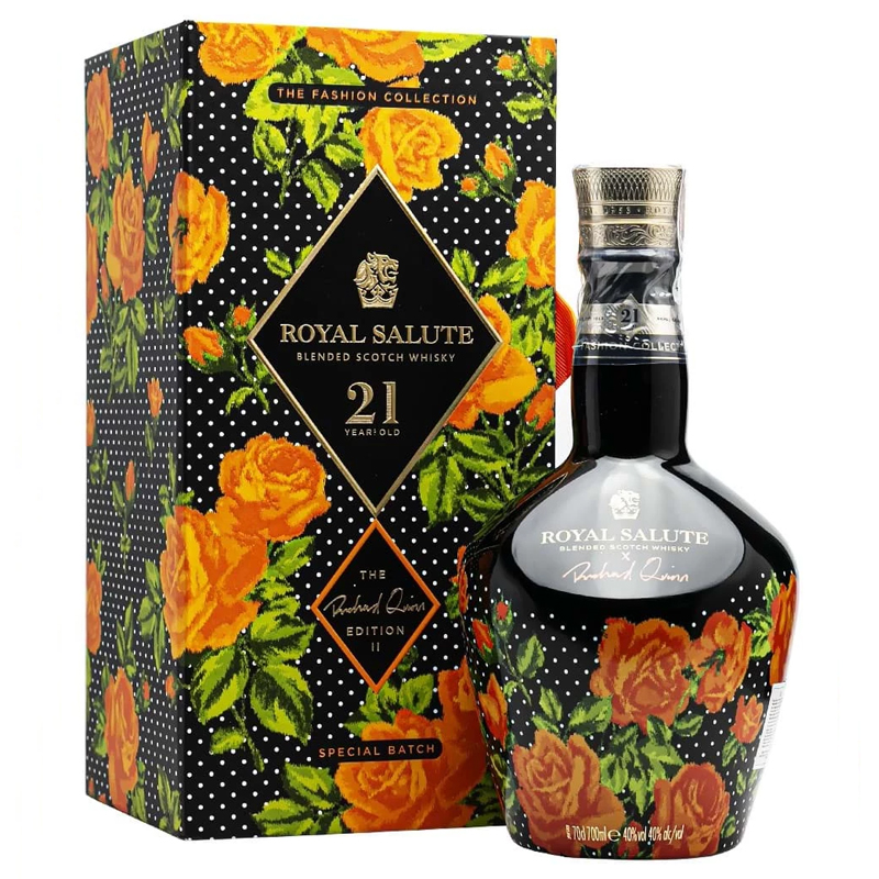 royal salute 21 năm - richard quinn roses edition ii