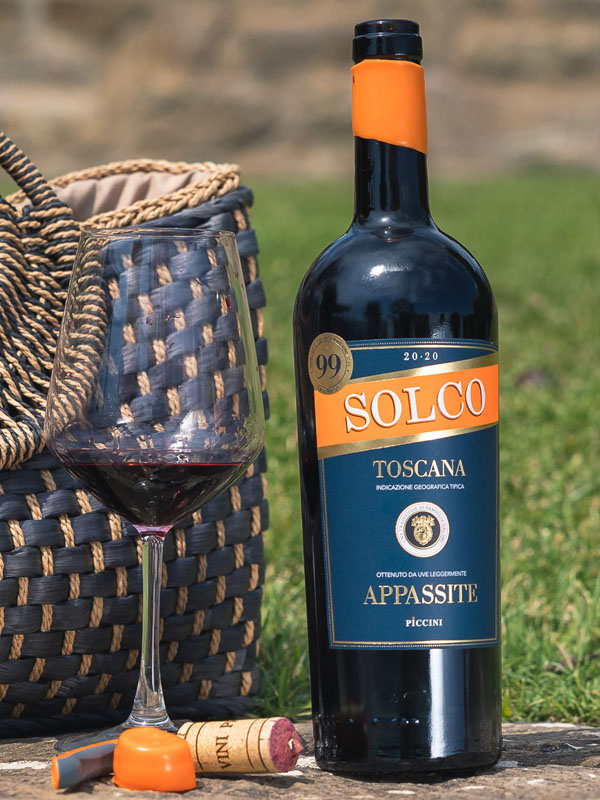 rượu vang ý piccini solco appassimento toscana