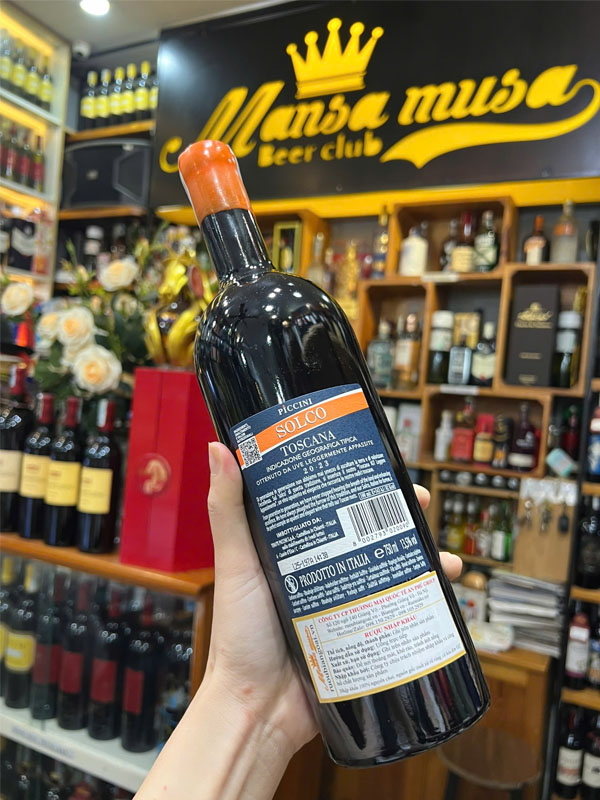 rượu vang ý piccini solco appassimento toscana