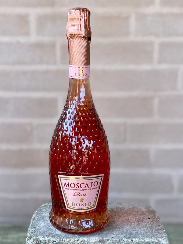 bosio moscato rosé spumante aromatico dolce