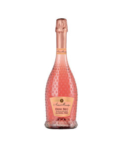 bosio zero demi sec sparkling rose alcohol free