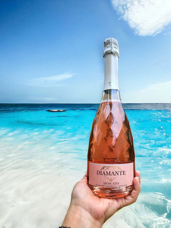 diamante moscato rosé spumante dolce