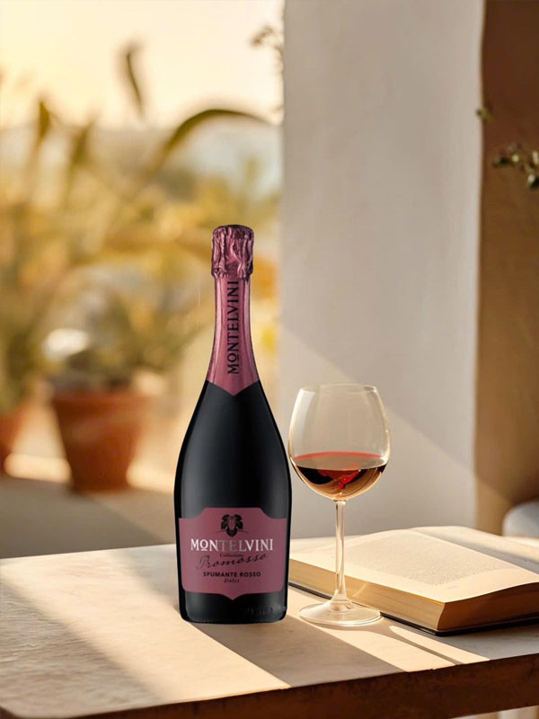 montelvini collezione promosso, spumante rosso dolce