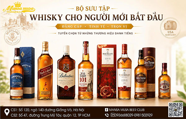 cách uống rượu whisky cho người mới bắt đầu đúng chuẩn