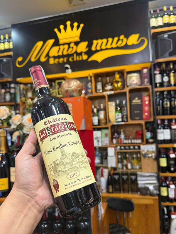 rượu vang pháp chateau la grace dieu saint emilion grand cru 2015